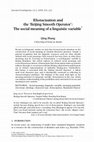 Research paper thumbnail of Rhotacization and the 'Beijing Smooth Operator': The social meaning of a linguistic variable