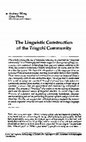 Research paper thumbnail of The Linguistic Construction of the Tongzhi Community