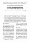 Research paper thumbnail of An der Grenze des Imperium Romanum. Forschung zu Mobilität und Migration anhand archäologischer Quellen aus den spätrömischen Gräberfeldern in Guntia / Günzburg