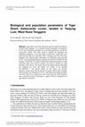 Research paper thumbnail of Biological and population parameters of Tiger Shark Galeocerdo cuvier, landed in Tanjung Luar, West Nusa Tenggara