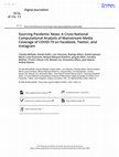 Research paper thumbnail of Mellado, Claudia; Hallin, Dan; Cárcamo, Luis et al. (2021). Sourcing Pandemic News: A Cross-National Computational Analysis of Mainstream Media Coverage of COVID-19 on Facebook, Twitter, and Instagram