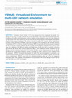 Research paper thumbnail of VENUE: Virtualized Environment for multi-UAV network emulation