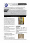 Research paper thumbnail of Effect of Pozzocrete as Partial Replacement with Cement in Mortar