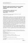 Research paper thumbnail of Phosphate sorption and desorption on pyrite in primitive aqueous scenarios: Relevance of acidic→ alkaline transitions