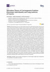 Research paper thumbnail of Speciation Theory of Carcinogenesis Explains Karyotypic Individuality and Long Latencies of Cancers