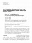 Research paper thumbnail of In Vitro Ovicidal and Cestocidal Effects of Toxins from Bacillus thuringiensis on the Canine and Human Parasite Dipylidium caninum