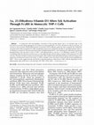 Research paper thumbnail of 1?, 25-Dihydroxy-vitamin D3 alters syk activation through Fc?RII in monocytic THP-1 cells