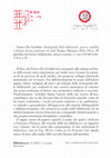 Research paper thumbnail of Recensione a: Enrico Pio Ardolino, Storiografia delle biblioteche. Genesi, stabilità e fratture di una tradizione di studi, Pesaro, Metauro, 2020