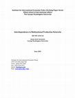 Research paper thumbnail of Minding Our Business: Corporate Social Responsibility Pressures and the Failure to Develop Universal Global Rules to Govern Investors and States