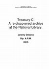 Research paper thumbnail of Treasury C : a re-discovered archive at the National library