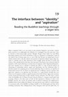 Research paper thumbnail of The Interface between ‘Identity’ and ‘Aspiration’: Reading the Buddhist Teachings Through a Vegan Lens