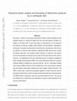 Research paper thumbnail of Dynamical System Analysis and Forecasting of Deformation Produced by an Earthquake Fault