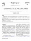 Research paper thumbnail of SOM Segmentation of gray scale images for optical recognition