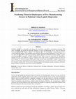 Research paper thumbnail of Predicting Financial Bankruptcy of Five Manufacturing Sectors in Pakistan Using Logistic Regression