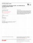 Research paper thumbnail of L’expérience des demandeurs d’asile : vers l’élaboration de nouvelles pratiques sociales