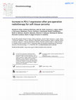 Research paper thumbnail of Increase in PD-L1 expression after pre-operative radiotherapy for soft tissue sarcoma