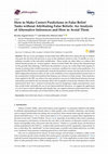 Research paper thumbnail of How to Make Correct Predictions in False Belief Tasks without Attributing False Beliefs: An Analysis of Alternative Inferences and How to Avoid Them