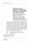 Research paper thumbnail of Determinación y análisis comparativo de gasto cardíaco en enfermos críticos mediante Doppler transesofágico y termodilución en bolos: Experiencia preliminar