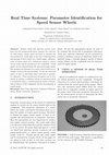 Research paper thumbnail of Real Time Systems: Parameter Identification for Speed Sensor Wheels