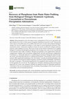 Research paper thumbnail of Recovery of phosphorus from waste water profiting from biological nitrogen treatment: Upstream, concomitant or downstream precipitation alternatives