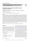 Research paper thumbnail of Do DOM optical parameters improve the prediction of copper availability in vineyard soils