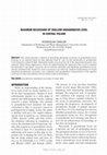 Research paper thumbnail of Maximum recessions of shallow groundwater level in central Poland