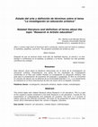 Research paper thumbnail of 15 Estado del arte y definición de términos sobre el tema