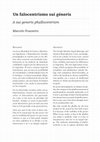 Research paper thumbnail of Un falocentrismo sui géneris