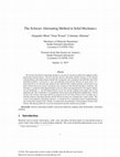 Research paper thumbnail of The Schwarz alternating method in solid mechanics