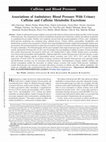 Research paper thumbnail of Associations of Ambulatory Blood Pressure With Urinary Caffeine and Caffeine Metabolite Excretions