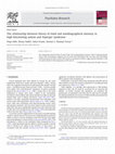 Research paper thumbnail of The relationship between theory of mind and autobiographical memory in high-functioning autism and Asperger syndrome