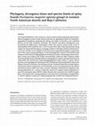 Research paper thumbnail of Phylogeny, Divergence Times and Species Limits of Spiny Lizards (Sceloporus Magister Species Group) In Western North American Deserts and Baja California