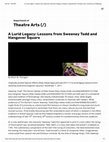 Research paper thumbnail of A Lurid Legacy: Lessons from Sweeney Todd and Hangover Square