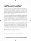 Research paper thumbnail of BONFIGLIOLI S. (2019) L'immagine, le migrazioni, la complessità. Logica e narrazioni per il mondo di oggi