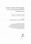 Research paper thumbnail of Retorica e scienze del linguaggio. Teorie e pratiche dell'argomentazione e della persuasione