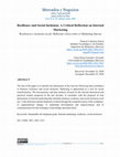 Research paper thumbnail of Resilience and Social Inclusion: A critical reflection on internal Marketing