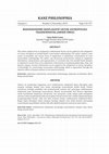 Research paper thumbnail of REDUKSIONISME EKSPLANATIF UNTUK ANTROPOLOGI TRANSENDENTAL JAWĀDĪ ĀMULĪ