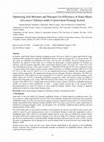 Research paper thumbnail of Optimizing Soil Moisture and Nitrogen Use Efficiency of Some Maize (Zea mays) Varieties under Conservation Farming System