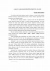 Research paper thumbnail of Gakgo / Gakgoş Keli̇mesi̇ni̇n Kökeni̇ Ve Anlami