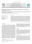 Research paper thumbnail of MBE growth of low threshold GaSb-based lasers with emission wavelengths in the range of 2.5-2.7 μm