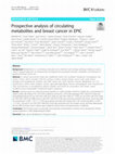 Research paper thumbnail of Prospective analysis of circulating metabolites and breast cancer in EPIC