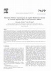 Research paper thumbnail of Elicitation of defense response genes in sorghum floral tissues infected by Fusarium thapsinum and Curvularia lunata at anthesis