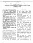 Research paper thumbnail of Characterising power quality disturbances resulting from current limiting fuse operation