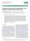 Research paper thumbnail of Comparisons of spectrally resolved nightglow emission locally simulated with space and ground level observations