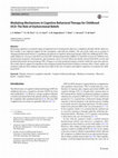 Research paper thumbnail of Mediating Mechanisms in Cognitive Behavioral Therapy for Childhood OCD: The Role of Dysfunctional Beliefs