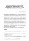 Research paper thumbnail of O que dizem os cordelistas sobre o gênero discursivo que produzem? uma análise a partir de reflexões metalinguísticas sobre aspectos composicionais