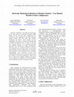 Research paper thumbnail of Electronic Marketing in Business-to-Business Markets – User Related Benefits of Sales Configurators