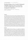 Research paper thumbnail of Breeding biology of the Critically Endangered Galapagos Petrel Pterodroma phaeopygia on San Cristóbal Island: conservation and management implications