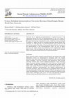 Research paper thumbnail of Evaluasi Kebijakan Internasionalisasi Universitas Brawijaya dalam Rangka Menuju World Class University