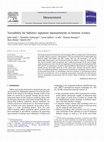 Research paper thumbnail of Traceability for ballistics signature measurements in forensic science